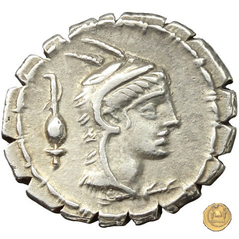 384/1 - denario L. Papius 79 BC (Roma)