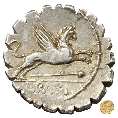 384/1 - denario L. Papius 79 BC (Roma)