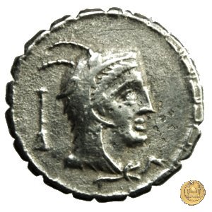 384/1 - denario L. Papius 79 BC (Roma)