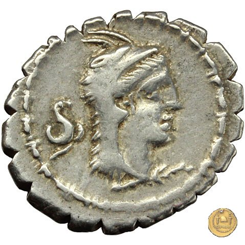 384/1 - denario L. Papius 79 BC (Roma)