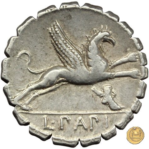 384/1 - denario L. Papius 79 BC (Roma)