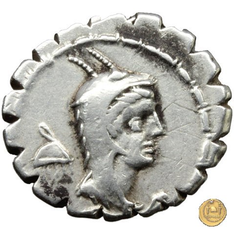 384/1 - denario L. Papius 79 BC (Roma)