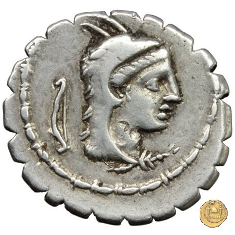 384/1 - denario L. Papius 79 BC (Roma)