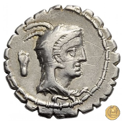 384/1 - denario L. Papius 79 BC (Roma)