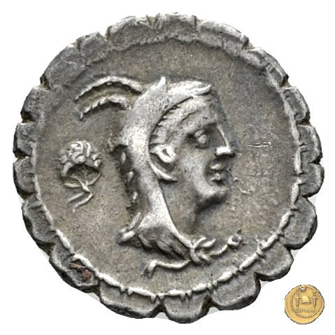 384/1 - denario L. Papius 79 BC (Roma)