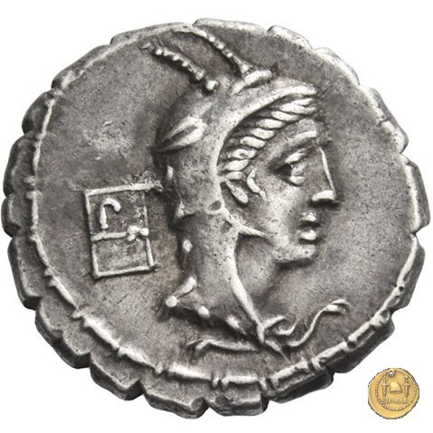 384/1 - denario L. Papius 79 BC (Roma)