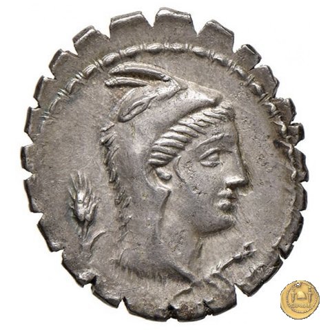 384/1 - denario L. Papius 79 BC (Roma)