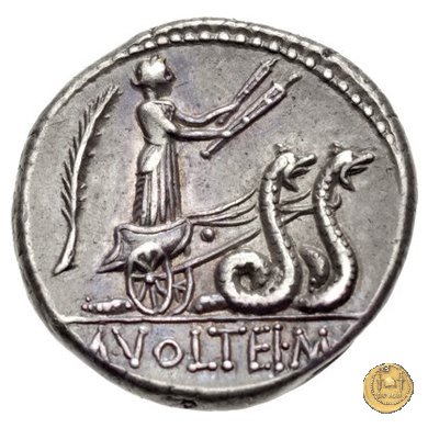 385/3 - denario M. Volteius M.f. 78 BC (Roma)