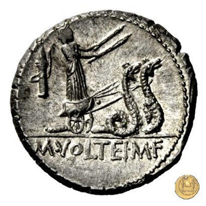 385/3 - denario M. Volteius M.f. 78 BC (Roma)