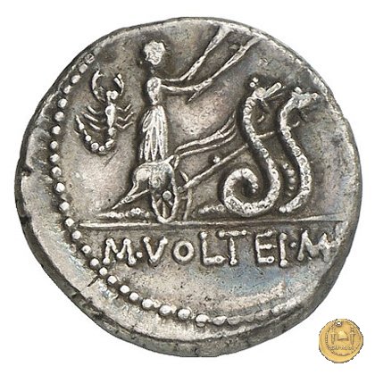 385/3 - denario M. Volteius M.f. 78 BC (Roma)