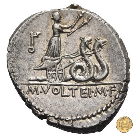 385/3 - denario M. Volteius M.f. 78 BC (Roma)