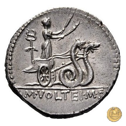 385/3 - denario M. Volteius M.f. 78 BC (Roma)