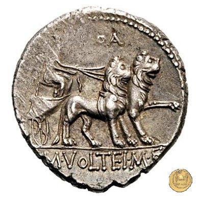 385/4 - denario M. Volteius M.f. 78 BC (Roma)