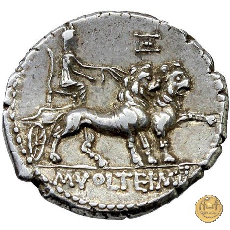 385/4 - denario M. Volteius M.f. 78 BC (Roma)