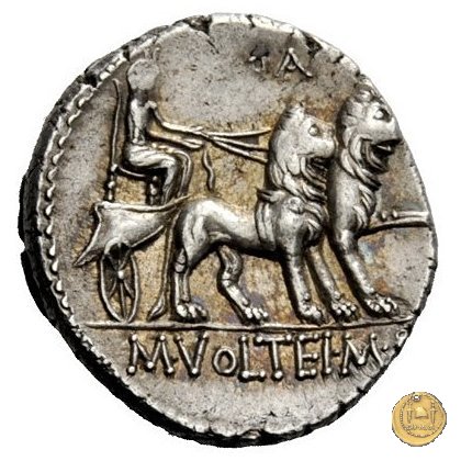 385/4 - denario M. Volteius M.f. 78 BC (Roma)