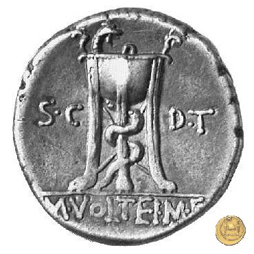 385/5 - denario M. Volteius M.f. 78 BC (Roma)