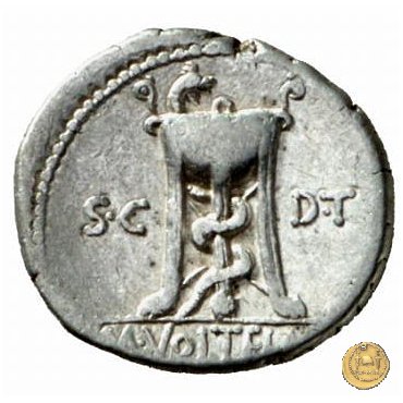 385/5 - denario M. Volteius M.f. 78 BC (Roma)