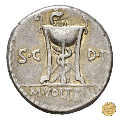 385/5 - denario M. Volteius M.f. 78 BC (Roma)