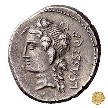 386/1 - denario L. Cassius Q.f. Longinus 78 BC (Roma)