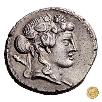 386/1 - denario L. Cassius Q.f. Longinus 78 BC (Roma)