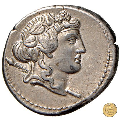 386/1 - denario L. Cassius Q.f. Longinus 78 BC (Roma)