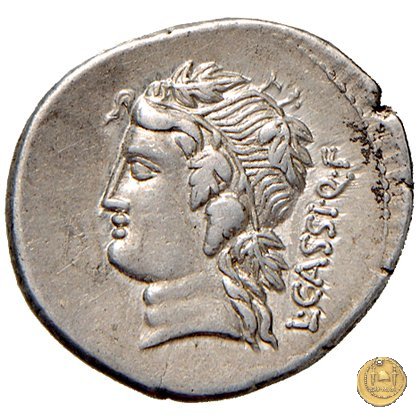 386/1 - denario L. Cassius Q.f. Longinus 78 BC (Roma)