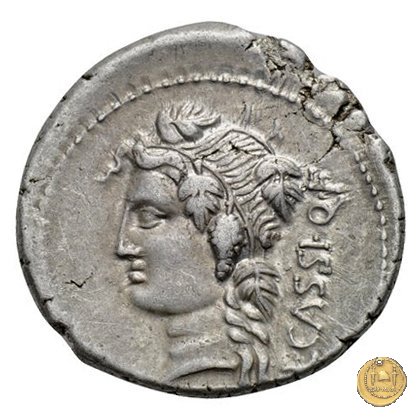 386/1 - denario L. Cassius Q.f. Longinus 78 BC (Roma)