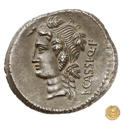 386/1 - denario L. Cassius Q.f. Longinus 78 BC (Roma)