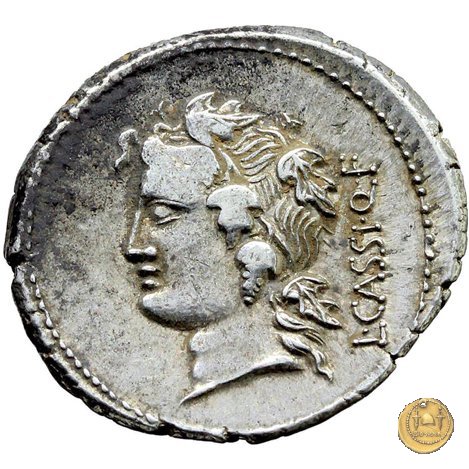 386/1 - denario L. Cassius Q.f. Longinus 78 BC (Roma)