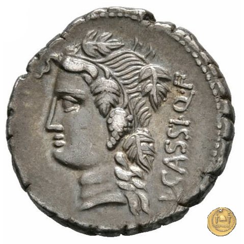 386/1 - denario L. Cassius Q.f. Longinus 78 BC (Roma)