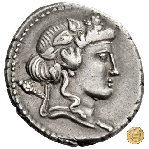 386/1 - denario L. Cassius Q.f. Longinus 78 BC (Roma)