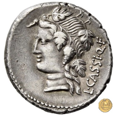 386/1 - denario L. Cassius Q.f. Longinus 78 a.C. (Roma)