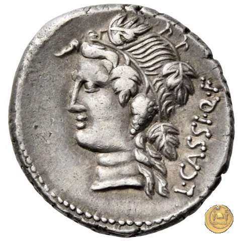 386/1 - denario L. Cassius Q.f. Longinus 78 BC (Roma)