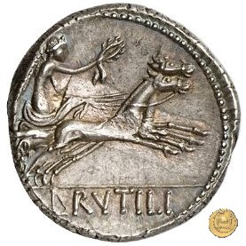 387/1 - denario L. Rutilius Flaccus 77 BC (Roma)