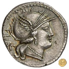 387/1 - denario L. Rutilius Flaccus 77 BC (Roma)