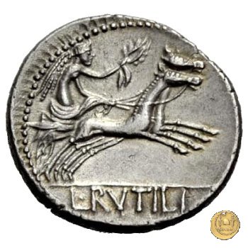 387/1 - denario L. Rutilius Flaccus 77 BC (Roma)