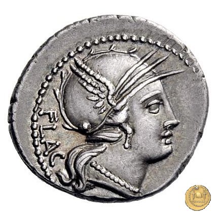 387/1 - denario L. Rutilius Flaccus 77 BC (Roma)