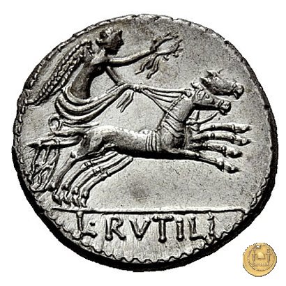 387/1 - denario L. Rutilius Flaccus 77 BC (Roma)