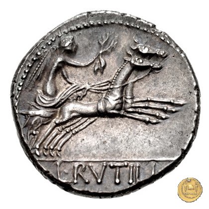 387/1 - denario L. Rutilius Flaccus 77 BC (Roma)