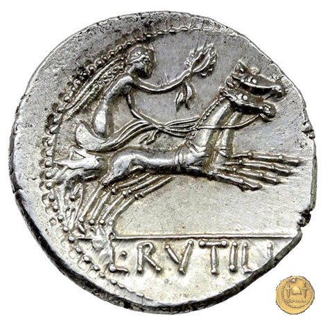 387/1 - denario L. Rutilius Flaccus 77 BC (Roma)