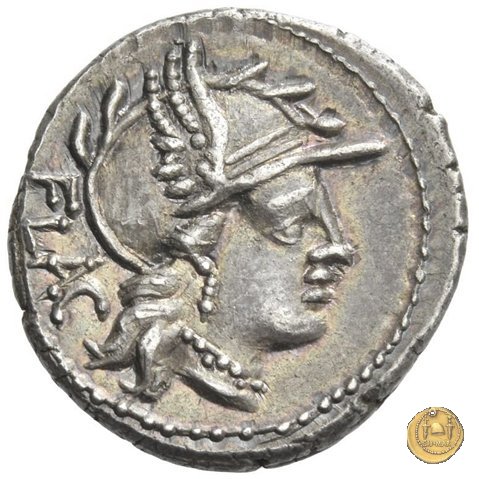 387/1 - denario L. Rutilius Flaccus 77 BC (Roma)