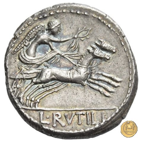 387/1 - denario L. Rutilius Flaccus 77 a.C. (Roma)