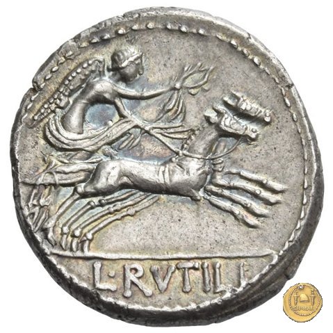 387/1 - denario L. Rutilius Flaccus 77 BC (Roma)