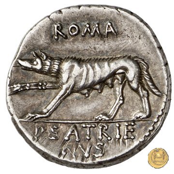 388/1 - denario P. Satrienus 77 BC (Roma)