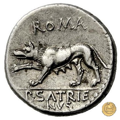 388/1 - denario P. Satrienus 77 BC (Roma)