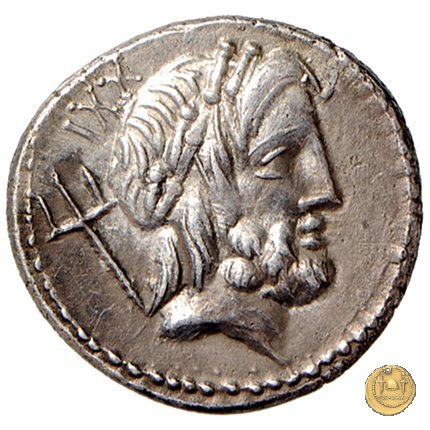 390/2 - denario L. Lucretius Trio 76 a.C. (Roma)