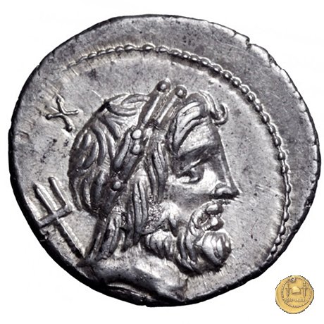 390/2 - denario L. Lucretius Trio 76 BC (Roma)