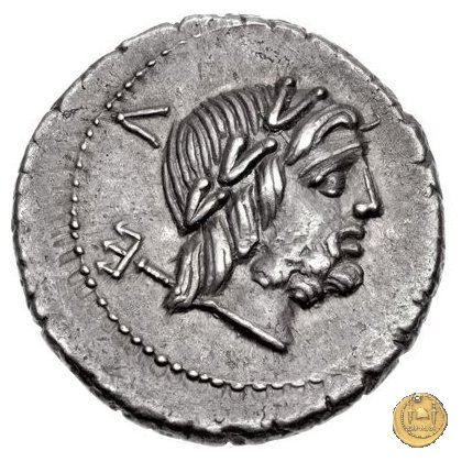 390/2 - denario L. Lucretius Trio 76 BC (Roma)