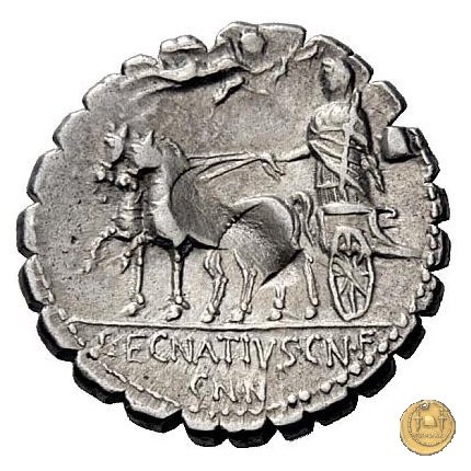 391/1 - denario Cn. Egnatius Cn.f. Cn.n. Maximus 75 BC (Roma)