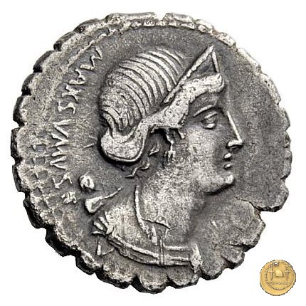 391/1 - denario Cn. Egnatius Cn.f. Cn.n. Maximus 75 BC (Roma)